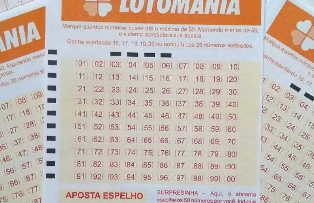 Resultado da LOTOMANIA 2582 de HOJE 07/02; prêmio de R$ 8 milhões